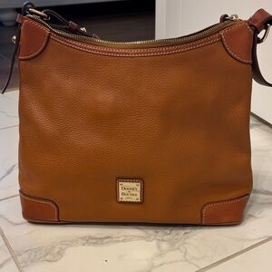Dooney & Bourke Brown Leather Hobo Bag